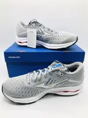 Mizuno Wave Rider 24 Running Shoes Lunar Rock-Nimbus Cloud Grey, Men's US 7 New