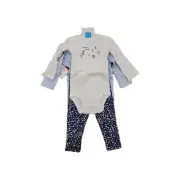 Carter's Girls 3-Piece Long Sleeve Bodysuit Pant Set 12m