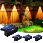 Solar Fence Lights Outdoor Decorations, Solar Wall Light Waterproof LED, Sola...