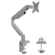 Single Monitor Desk Mount for Screens up to 32 In. Adapter Silver