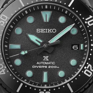 【SEIKO 精工】Prospex 限量 黑潮夜視 200米機械錶-45mm 送行動電源(SPB433J1/6R35-03A0SD)