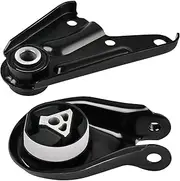 JDMON 2Pcs Engine Motor Mount & Torque Strut Mount Kit Replacement for 2004-2013 Mazda 3 2.0L 2.3L, 2006-2010 Mazda 5 2.3L Compatible with A4405, A4418, B37F39040F, BBN339040, BFD139010A, BP4N39010C