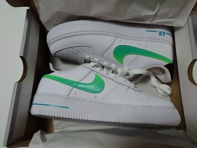 Nike Air Force 1 LV8 1 GS White Aquamarine Green Strike DJ5154-100