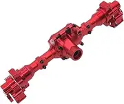 RC Crawler Axle Cover Replacement for 1/10 Models R1001 R1002, Red Rear Axle