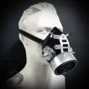 Halloween Ventilator Mouth Mask Cosplay Steampunk Costume Prop Masquerade Masks