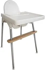 Bebe Bites - Baby High Chair Bamboo Wooden Foot Rest for IKEA Antilop, Kmart Prandium, Big W Uno, Target Snacka and Aldi Mamia