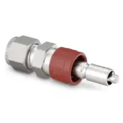 2 Pack - Swagelok SS-QC8-D-810 QUICK CONNECT STEM W/VALVE 1.5 Cv 1/2 in. Fitting