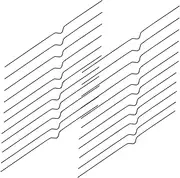 COHEALI Versatile Calendar Hanger Set 100pcs Wire Hooks for Wall Garden Flagpoles Double Coil Binding for Calendars Notebooks and Posters