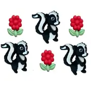 So Stinkin' Cute - Shelly's Buttons - Valentine's Day - Craft Sewing Scrap