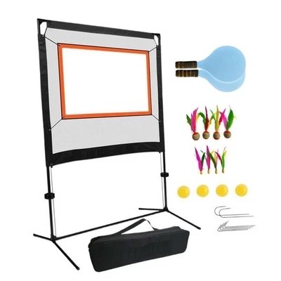 Badminton Net Set with Rackets Replacement Versatile Easy Setup Convenient
