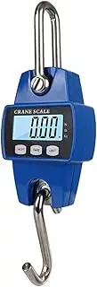 [JAJAJ] Industrial Digital Crane Scale Electronic Digital Heavy Duty Hanging Hook Scales, Crane Scale, Weight 300kg Portable Stainless Steel for Farm,Livestock,Factory,Construction