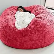 HHCTEBEC Bean Bag Chair Cover(No Filling), Large Washable Bean Bag Lazy Sofa Bed Cover Stuffed Animal Storage Bean Bag Cover for Adults Kids Teens,H-150 * 75cm
