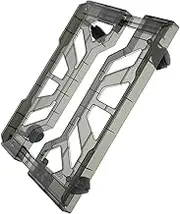 HOODANCOS 1set Computer Stand Gaming Desk Accessories Rolling CPU Stand Mainframe Bracket Computer Case Stand Rolling Keyboard Stand Computer Floor Stand Computer Tower Floor Stand Grey 4roll