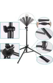 BaseGoal Batting Tee Baseball Tee,Softball Travel Portable Tee Tripod Stand