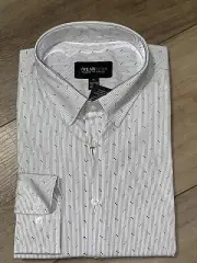 NWT Kenneth Cole Awearness Men's Button Down Long Sleeve Shirt Men's XL