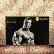 Dorian Yates Poster Muscle Man Bodybuilding Poster Workout Poster Home Gym Decor Exercise Motivational Quote Art Prints Inspirational Wall Art Gym Poster 0315211