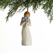 Willow Tree Hanging Ornament Forget Me Not Girl with Flowers Susan Lordi 27911