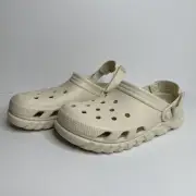 Crocs Duet Max II Clog 208776-160 - Men’s 8 Women’s 10 - Stucco **NEW**