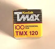 Kodak Tmax 100 120 Expired 02/2002 1 Roll