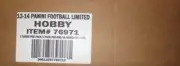 2013 Panini Limited Football Hobby 15-Box Case