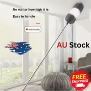 Feather Duster Extendable Handle Long Telescopic Duster Magic Static Brush AU