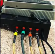 Black Solderless jacks 1/4" TS and TRS for Pedalboards - 4 Locking 1/4" Jacks