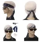 Blond Men Fancy Dress Costume Wigs for Halloween Party