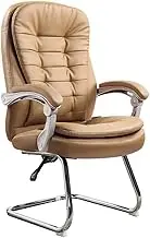 Classic Office Chair Bow-Shaped Computer Chair Conference Staff Office Chair Backrest Reclining Home Desk Chair Desk Task Chair