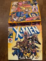 X-Men Pizza Hut Promo Pizza Box Comic Book Box Art Wolverine Gambit Beast 1993