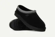 UGG Tasman 5950-BLK Slippers Mens Black Suede Slip-On Comfort Mule Outdoor