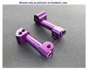 1pr Vintage RC Car Buggy Mugen MBX4 1/8 Optional C0169 Aluminum Front Mounts New