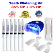Fast Acting Speedy White At Home Dental Teeth Whitening Gel Kit w/ LED Light