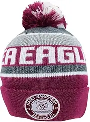 NRL Manly Sea Eagles Rugby League Tundra Pom Pom Beanie