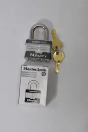 Master Lock 1KA 2002 Laminated Steel Commercial Padlock 1-3/4" Security System