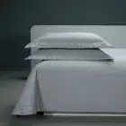 2025 Silky Grey White Luxury Quilted Bedspread 1200TC Egyptian Cotton Bed Sheet