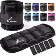 Adjustable Ankle Weights 1.8kg 1 Pair Wrist Leg Weight Straps for Fitness Walkin