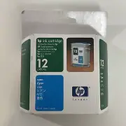 HP 12 ink cartridge cyan c4804a Sealed Expired 2007 Aug