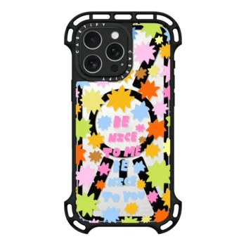 iPhone 16 Pro Max Ultra Bounce Case MagSafe Compatible Be Nice by Kristen Peers