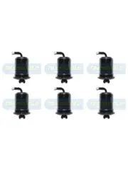 6 x Transgold Fuel Filter fits Daihatsu Feroza 1.6 F300,F310 Hard Top i 16V 4x4 (for: Daihatsu)