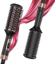 Straightener for Women, Ionic 2-in-1 Straightening & Styling Comb-Black