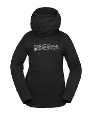 Volcom Riding Hydro Pullover Women's Sweatshirt, Black, Small