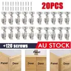 20X Door Hinge Cabinet Cupboard Hinges Soft Close fully Overlay Wardrobe Kitchen