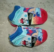 Minnie Mouse or Mickey No-Show Socks 8 Pack Toddler 10-4, 7-10, 3T-4T New
