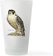 CafePress Peregrine Falcon Bird Pint Glass, 16 oz. Drinking Glass