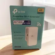 TP-Link Powerline Wi-Fi Extender TL-WPA7617 AV1000 Powerline Ethernet NEW/SEALED