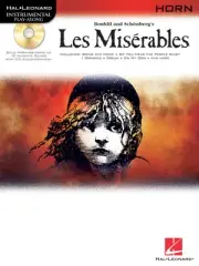 Les Miserables for Horn Solo Intermediate Sheet Music Play-Along Book CD Pack