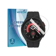 3 Pack MEZON Samsung Galaxy Watch5 Pro (45 mm) Ultra Clear TPU Film Screen Protectors