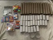 Back To school Craft for kids school bundle with toilet paper rolls .