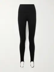 [Spanx] Spanx - Spanxsupersmooth™ Perfectfit Stretch-ponte Stirrup Leggings - Black - large large Black