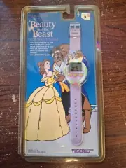 Beauty And The Beast Wrist LCD Game Watch Sealed 1992 Model 27-124 Tiger Elec